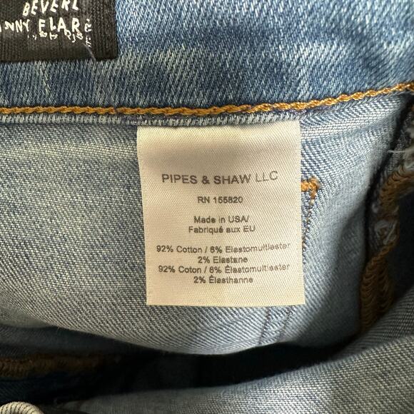 Veronica Beard Everly High Rise Flared Jeans Size 27/4 Pacific‎ Blue J4280455PAC - Picture 15 of 16